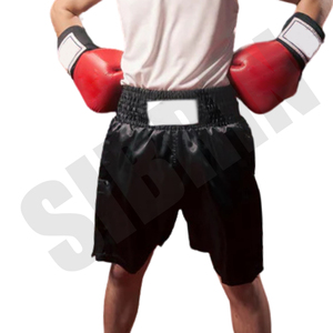 Sibrin Premium Custom Sublimation Printed High Waisted Boxing Trunks | Breathable Lightweight Fabric | Custom <b>Martial</b> <b>Arts</b> <b>Wear</b> - Product Image 4