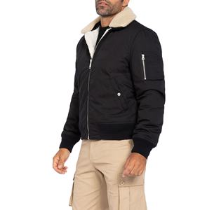 Veste de vol pour hommes coupe-vent chaude pour l'hiver manteau épais et authentique coupe-vent rembourré veste de baseball surdimensionnée pour hommes - Product Image 2