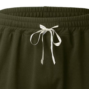 Pantalones cortos deportivos informales de verano para hombre, algodón suave y lona de poliéster, respetuosos con el medio ambiente, patrón sólido de secado rápido - Product Image 6