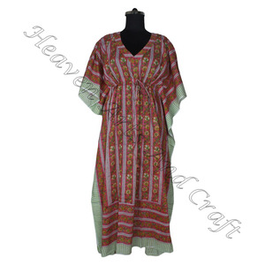 Caftán largo de viscosa africana, vestidos de caftán de talla larga/caftán, ropa de algodón, caftán, vestido de mujer, venta al por mayor, bloque de caftán indio - Product Image 1