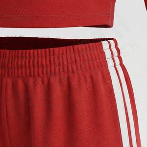 Conjunto Deportivo Personalizado 100% Algodón para Mujer con Paneles Laterales, Transpirable, de Secado Rápido, Dos Piezas, Top Corto con Cuello Redondo y Pantalones Holgados - Product Image 5