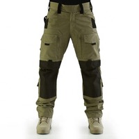Pantalon décontracté unisexe pour l'été, activités de randonnée et d'escalade en plein air, multi-poches, imperméable, séchage rapide, respirant, en toile