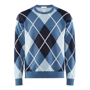 Nouveau Style vêtements d'hiver hommes Argyle pull haut tendance Logo personnalisé/couleur respirant Anti-rides Argyle pull avec manches complètes - Product Image 5