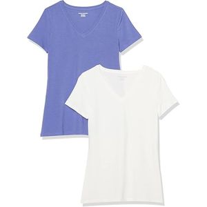 T-shirts pour femmes à col en V anti-boulochage en gros : Tissu 100 % coton durable pour les sports actifs ou le port quotidien décontracté - Product Image 1