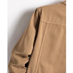 Chaqueta Vaquera Bordada Personalizada para Hombre, Chaqueta Vaquera Elástica con Solapa, Abrigo de Manga Larga, Alta Calidad 2026 - Product Image 5