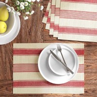 Napperon décoratif 100% coton pour Tables à manger napperons côtelés salons réutilisable de haute qualité doux lisse élégant