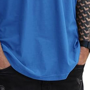 Camiseta de tela de algodón 100% orgánica relajada de media manga personalizada de fabricante de ropa al por mayor para hombres subida por Dress Sports - Product Image 4