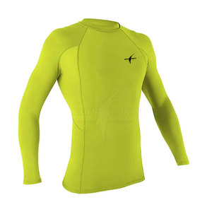 Mejor material Venta al por mayor Spandex Algodón Hecho de alta calidad de manga larga Hombres Rash Guard - Product Image 4