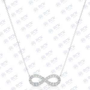 สร้อยคอจี้มอยส์ซอไนต์ทรง0.40ทรงกลมตัดขนาดเล็กสำหรับเป็นของขวัญวันเกิดของผู้หญิง - Product Image 5