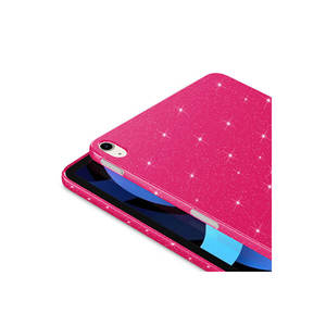 Étui en coton brillant et scintillant Netzy SAFA pour iPad Air 11 2025 M3, housse de protection 11 pouces pour iPad Pro, argent - Product Image 5