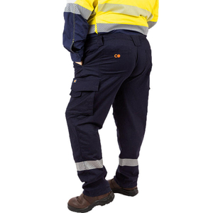 Nueva venta Top llegada 2025 artículo pantalones de seguridad de trabajo logotipo personalizado impreso elegante desgaste pantalones de seguridad de trabajo largo - Product Image 3
