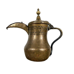 Meilleure vente Service à thé fabriqué à la main en acier inoxydable blanc et or Ustensiles de cuisine arabes Dallah Pot à thé et café d'Inde - Product Image 2