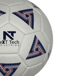 Balón de entrenamiento de fútbol de Next Tech Industries, material de PU para fines de entrenamiento con diseño personalizado y logotipo personalizado - Product Image 4