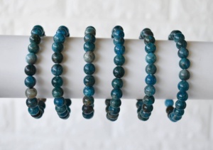 Direct Factory Price 8mm Apatite Round Gemstone Beaded <b>Bracelet</b> High Quality Wholesale Supply Blue Color <b>Healing</b> Crystals - Product Image 4