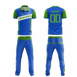 Uniforme de Cricket Transpirable con Estampado Digital, Uniforme de Cricket Sublimado Personalizado con Camiseta y Pantalones, Estilo Pakistaní - Product Image 1