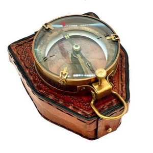 Vente en gros d'antiquités nautiques vintage boussole en laiton personnalisée pour la décoration de la maison pour les cadeaux - Product Image 1