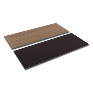 Alera ALETT6024EW Tablero de mesa laminado reversible rectangular color espresso/nogal, 59,38 pulgadas. X 23.63 Pulgadas Para mesas de comedor - Product Image 1