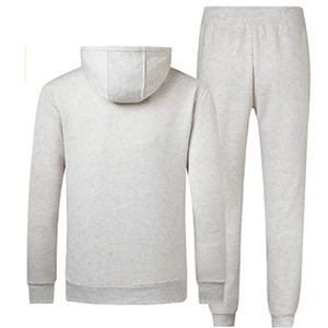 Nouveau survêtement de sport d'hiver 2025, streetwear, fitness, respirant, 100% coton, molleton technique, ensemble jogging deux pièces pour homme - Product Image 3