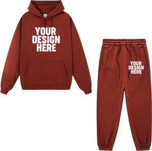 Conjunto de dos piezas para entrenamiento deportivo al aire libre, unisex, transpirable, de gimnasio, para correr, sudaderas con capucha del fabricante - Product Image 1