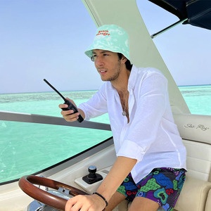 หมวกทรงถังปักลายการ์ตูนผ้ากำมะหยี่มีให้เลือกทุกสีและขนาด - Product Image 2