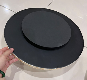 Superior personalizado Vintage MOP Lazy Susan Industrial giratorio bandeja para servir estante de especias de vidrio para restaurante cocina comedor comida - Product Image 4