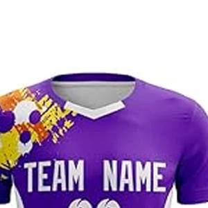Custom Sublimated Soccer Jersey Quick-Dry Football <b>T</b>-<b>shirts</b> Sport Soccer Team Uniform <b>Mens</b> Breathable Football Jerseys - Product Image 2