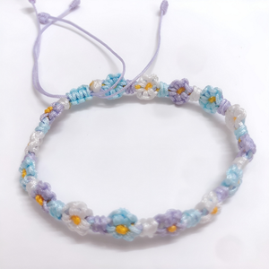 Handmade Vintage Designer Wedding <b>Sport</b> Elastic <b>Headband</b> Rattan Core Braided Daisy Flower Hip Hop Style Customized Size TUYET - Product Image 4