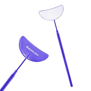 Espejos para Pestañas de la Mejor Calidad, Espejos con Forma de Luna para Extensiones de Pestañas, Marca Privada, Acero Inoxidable, Etiqueta Personalizada por Bahasa Pro - Product Image 1