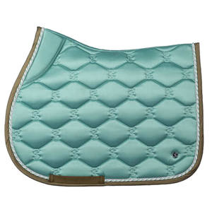 Tapis de selle de dressage sublimé matelassé, matériau écologique, extérieur en coton, rembourrage en polyester, doublure - Product Image 3