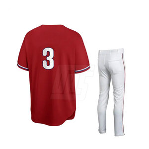 ชุดเบสบอล ชุดกีฬาที่สวมใส่สบาย ชุดทีมเบสบอล สำหรับฝึกซ้อมและแข่งขัน - Product Image 2