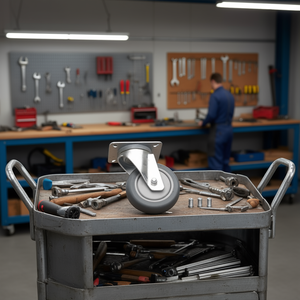 Roulettes pivotantes Hazet sans frein pour chariot à outils, pour la mobilité et la commodité - Product Image 3