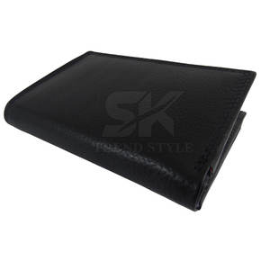 Portefeuille homme en cuir, nouvelle conception personnalisée 2026, cuir de qualité supérieure, portefeuille homme à trois volets, couleur unie - Product Image 4