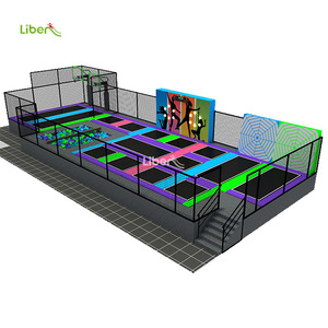 <span class=keywords><strong>Parc</strong></span> de trampolines complet pour jeux intelligents pour enfants - Product Image 2