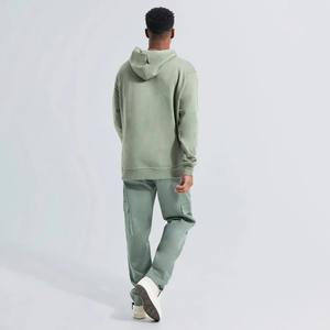 OEM de peso pesado de los hombres impresos pulóver francés Terry sudaderas con capucha pulóver logotipo personalizado Puff impresión sudaderas con capucha 100% algodón - Product Image 5