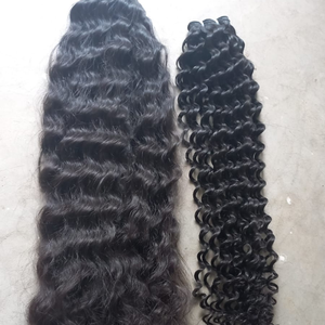 Extensiones de Cabello Humano Indio 100% Virgen con Cutícula Alineada, Ondulado Suelto, Doble Trama a Máquina, Permanente, Apto para Todos los Colores, Cabello Natural - Product Image 2