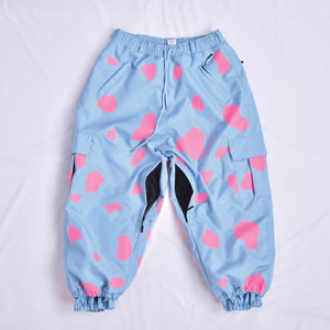 กางเกงสโนว์บอร์ดกันน้ำใส่ได้ทั้งชายและหญิงกางเกงขนแกะกันลมปรับ100% เอวได้มีซิปโพลีเอสเตอร์ทนทานปรับแต่งได้ - Product Image 1