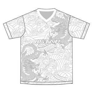 Maglia da Calcio Oversize 160g da Uomo con Stampa Drago Maglietta Nera Verde Anime Stampa 3D Drago Cinese - Product Image 3