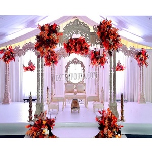 Nuevo diseño tallado Raj Mahal boda Mandap indio tradicional boda Haveli Mandap gran madera tallada boda Mandap Rotterdam - Product Image 1