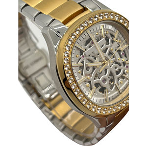 สายนาฬิกาออโตเมติกสำหรับผู้ชายดีไซน์สายสแตนเลสสองสี - Product Image 4