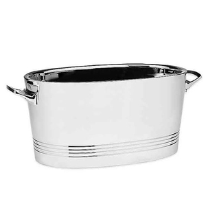 Home Farmhouse Decor Galvanized <b>Metal</b> Multifunctional Beer Wine Ice Bucket Cooler Beverage <b>Tub</b> for Parties - Product Image 4