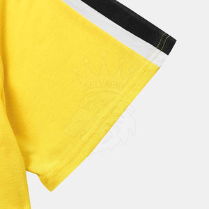 เสื้อยืดคอกลมแขนสั้นสำหรับผู้ชายผ้าถักคอตตอน100% สี & โลโก้ที่กำหนดเองเป็นมิตรกับสิ่งแวดล้อม - Product Image 4