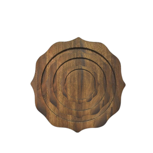 Eco Friendly 100% Naturel Wooden Made Charger Plate <b>for</b> Wedding Kitchen Dining <b>Table</b> Decor Bulk Supplies From India - Product Image 4