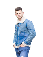 Nouveaux blousons d'aviateur en cuir d'hiver pour hommes avec doublure en fourrure brodée techniques pour temps froid
