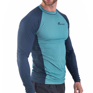 Top Selling PERWAN SPORTS Men's Rash Guard <b>Long</b> <b>Sleeve</b> Breathable Quick Dry Customized Color Spandex/Polyester 220g High Quality - Product Image 3