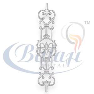 Barandillas de Balcón Modernas de Hierro Fundido Gris sin Marco, Resistentes al Óxido, Acabado Resistente al Agua y Protección UV, Garantía de 5 Años, Proveedor al por Mayor - Product Image 1