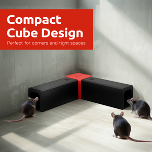 Trampa eléctrica de alto voltaje para ratones, asesino de roedores para interiores, 3900V, potente choque humano, Zapper de ratas de <span class=keywords><strong>doble</strong></span> <span class=keywords><strong>entrada</strong></span> para almacén doméstico - Product Image 4