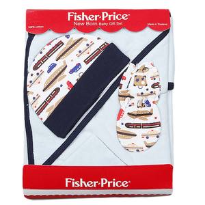 ชุดของขวัญสำหรับเด็กแรกเกิด (4 ชิ้น) - สีฟ้า - Product Image 2