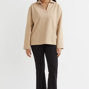 Qualité supérieure Femmes Sweats Ras Du Cou Meilleur Prix Sweats pour Femmes Couleur Unie Sweat À Manches Longues - Product Image 3