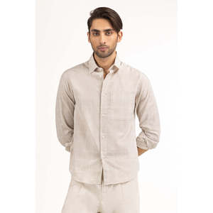 เสื้อเชิ้ตผู้ชายลำลอง ผ้าฝ้าย 100% ติดกระดุมสองแถว ผ้าป๊อปลินซาติน ระบายอากาศได้ดี ทรงปกติ รุ่น ODM MN-CS-SS25-203 - Product Image 6