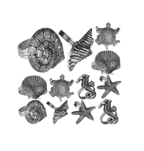 แหวนผ้าเช็ดปากโลหะสีดำทำมือตกแต่งรูปเต่าสำหรับรับประทานอาหารสุดหรู - Product Image 6